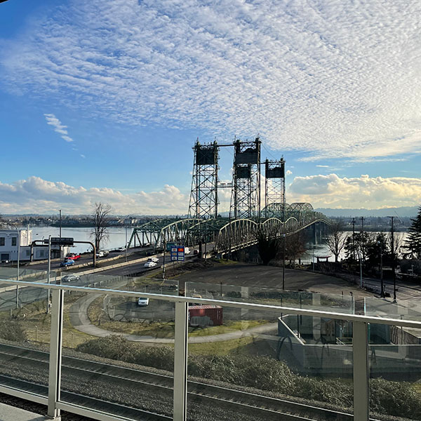 The Ripple Space View of Waterfront and Columbia River